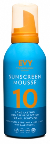Evy Technology Sunscreen Mousse SPF 10 i gruppen Sol / Solkräm hos Hudotekets Webshop (73300520200642)
