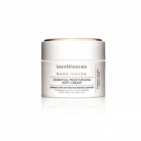 bareMinerals Skinsorials Bare Haven Essential Moisturizing Soft Cream i gruppen Ansikte / Ansiktskräm / 24-h kräm / 24h-kräm för normal hud hos Hudotekets Webshop (78852)