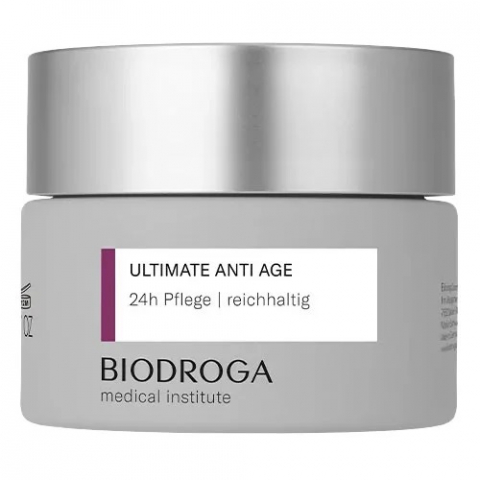 Biodroga Medical Institute Ultimate Anti Age 24h Care Rich | Ansiktsvård - Ansiktskräm - 24-h kräm - 24h-kräm för torr hud | Apoteka