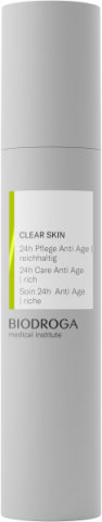 Biodroga Medical Institute Clear Skin 24H Care Anti-Age Rich i gruppen Ansikte / Ansiktskräm / 24-h kräm / 24h-kräm för mogen hud hos Hudotekets Webshop (80104)