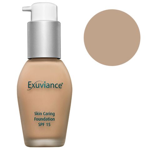 Exuviance Skin Caring Foundation SPF 15 Neutral Sand i gruppen Makeup / Bas / Foundation hos Hudotekets Webshop (8730)
