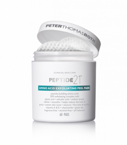 Peter Thomas Roth Peptide 21 Exfoliating Peel Pads i gruppen Ansikte / Ansiktspeeling / Peel pads hos Hudotekets Webshop (9169000-4)