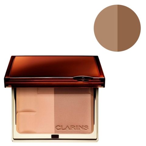 Clarins Bronzing Duo Mineral Powder Dark i gruppen Makeup / Bas / Rouge hos Hudotekets Webshop (9383)