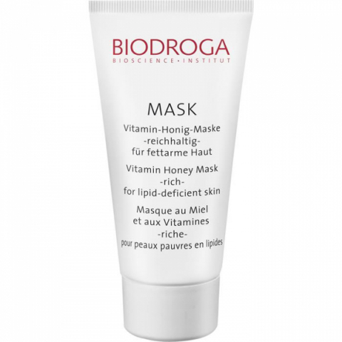 Biodroga Vitamin Honey Mask i gruppen Ansikte / Ansiktsmask / Ansiktsmasker för torr hud hos Hudotekets Webshop (A13478)