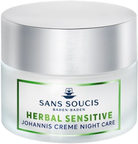 Sans Soucis Sensitive Johannis Creme Night Care i gruppen Ansikte / Ansiktskräm / Nattkräm / Nattkräm för torr hud hos Hudotekets Webshop (A14190)