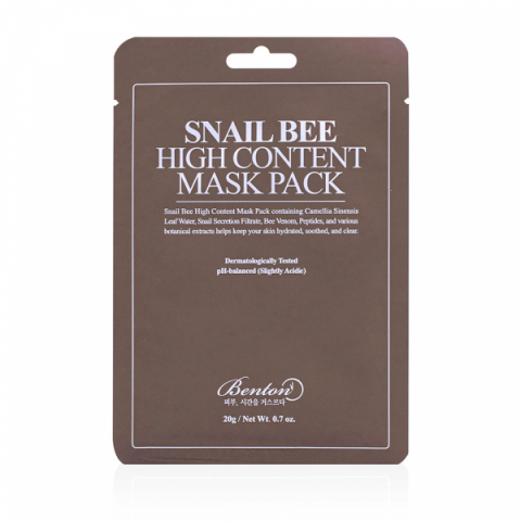 Benton Snail Bee High Content Mask i gruppen Ansikte / Ansiktsmask / Kombinerad hud hos Hudotekets Webshop (Be5)