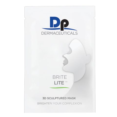 Dp Dermaceuticals Brite Lite 3D Sculptured Mask i gruppen Ansikte / Ansiktsmask hos Hudotekets Webshop (Brite)