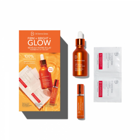 Dr Dennis Gross Vitamin C Lactic Intro Kit Firm Bright Glow i gruppen Hudtyp/tillstånd / Ojämn hudton hos Hudotekets Webshop (DG-35609)