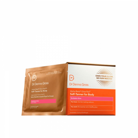 Dr Dennis Gross Alpha Beta Glow Pad Self Tanner for Body | Sol - Brun utan sol | Apoteka