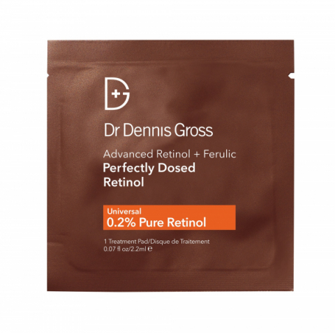Dr Dennis Gross Advanced Retinol + Ferulic Perfectly Dosed Retinol Universal 0.02% i gruppen Ansikte / Ansiktspeeling / Peel pads hos Hudotekets Webshop (DG-573280)