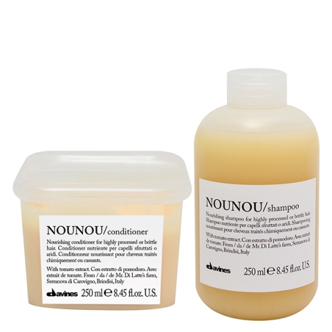 Davines Essential Haircare NouNou Duo i gruppen Hår / Balsam  / Balsam hos Hudotekets Webshop (Duo51071)