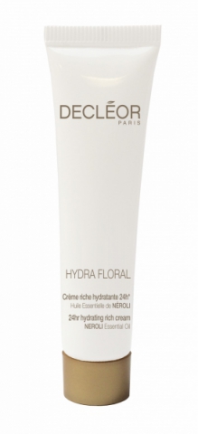 Decléor Hydra Floral 24hr Hydrating Rich Cream Travelsize i gruppen Ansikte / Ansiktskräm / Dagkräm / Dagkräm för torr hud hos Hudotekets Webshop (E2389890)