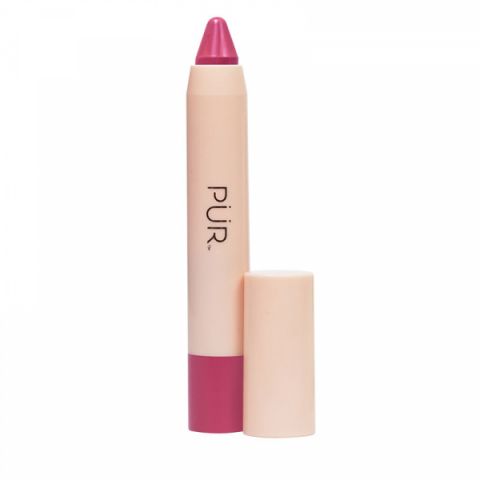 PÜR Silky Pout Creamy Lip Chubby Raspberry Spritz i gruppen Makeup / Läppar / Läppstift hos Hudotekets Webshop (F1195)