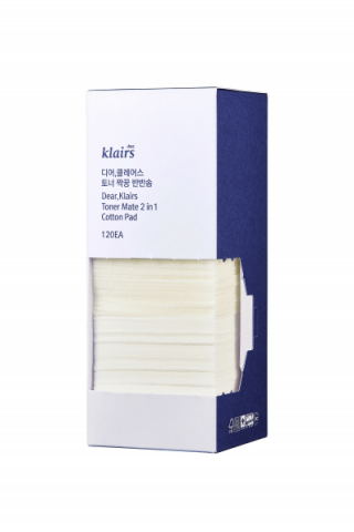 Klairs Toner Mate 2 in 1 Cotton Pad i gruppen Ansikte / Tillbehör hos Hudotekets Webshop (K116)