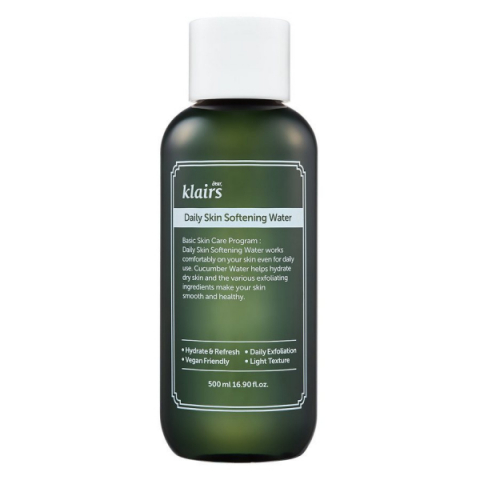 Klairs Daily Skin Softening Water i gruppen Ansikte / Rengöringsritualen / Ansiktsvatten hos Hudotekets Webshop (K133)