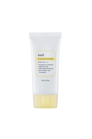 Klairs All-day Airy Sunscreen Kort Datum i gruppen Sol hos Hudotekets Webshop (K141kortdatum)
