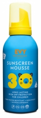 Evy Technology Sunscreen Mousse Kids SPF 30 Kort Datum i gruppen Eko & vegan / Vegansk hudvård hos Hudotekets Webshop (KidsSPF30)