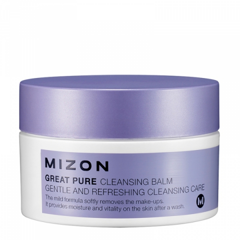 Mizon Great Pure Cleansing Balm  i gruppen Ansikte / Rengöringsritualen / Ansiktsrengöring hos Hudotekets Webshop (M34)