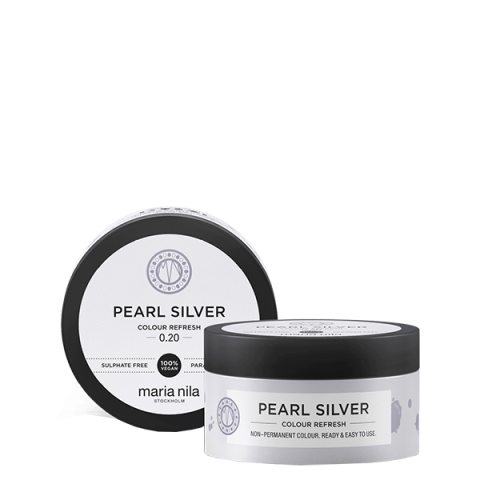 Maria Nila Colour Refresh Pearl Silver 100ml i gruppen Hår / Balsam  / Balsam med färgpigment hos Hudotekets Webshop (M4706)