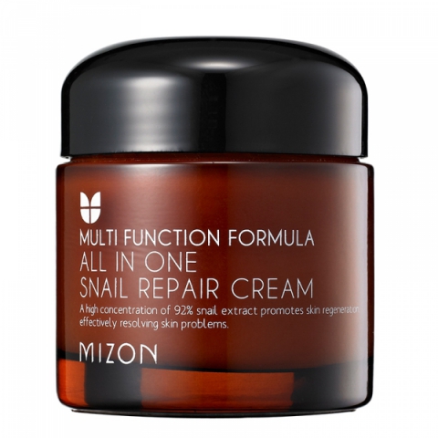 Mizon All In One Snail Repair Cream 75 ml i gruppen Ansikte / Ansiktskräm / 24-h kräm / 24h-kräm för fet hud hos Hudotekets Webshop (M8)