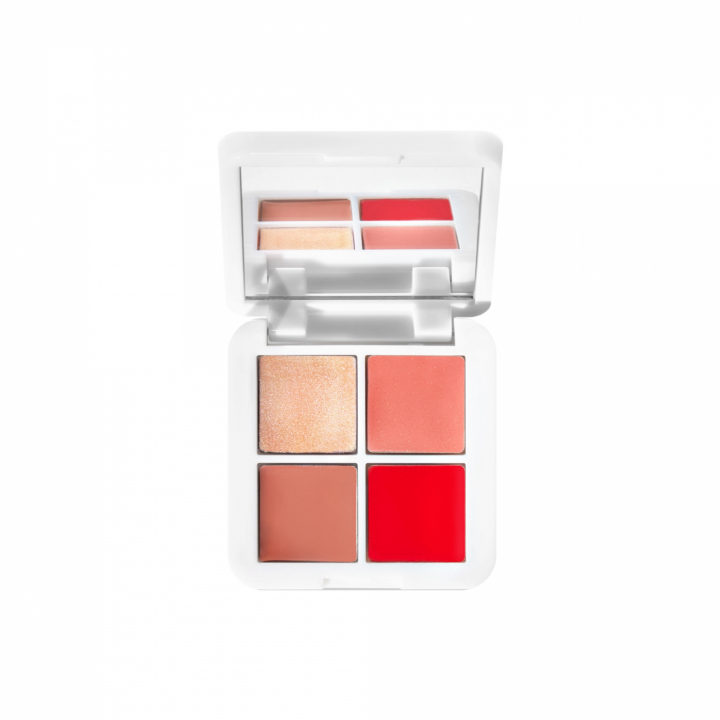 RMS Lip2cheek Glow Quad Mini i gruppen Makeup / Makeuppaletter hos Hudotekets Webshop (MQ2)