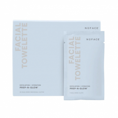 NuFACE Prep-N-Glow Cleansing Cloth 20pk i gruppen Ansikte / Rengöringsritualen / Ansiktsrengöring / Fet hud hos Hudotekets Webshop (NU30390)