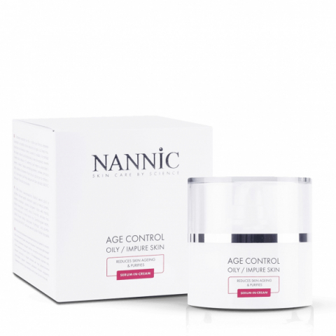 Nannic Age control - Oily / Impure Skin | Ansiktsvård - Ansiktskräm - 24-h kräm - 24h-kräm för fet hud | Apoteka