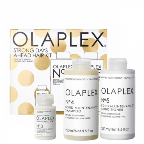 Olaplex Strong Days Ahead Hair Kit i gruppen Hår / Kit & Paket hos Hudotekets Webshop (Olaplexjul23)