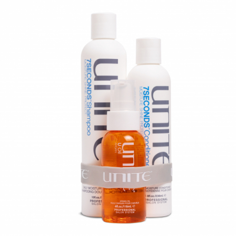 Unite Moisture & Shine Trio Kit i gruppen Hår / Kit & Paket hos Hudotekets Webshop (P2028)