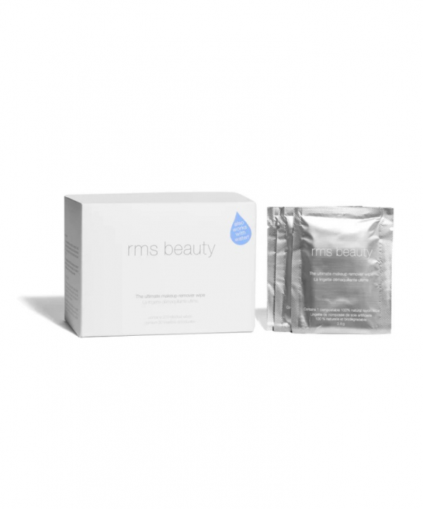 RMS Beauty Makeup Remover Wipes i gruppen Ansikte / Rengöringsritualen / Ögonmakeup-remover hos Hudotekets Webshop (RMW)