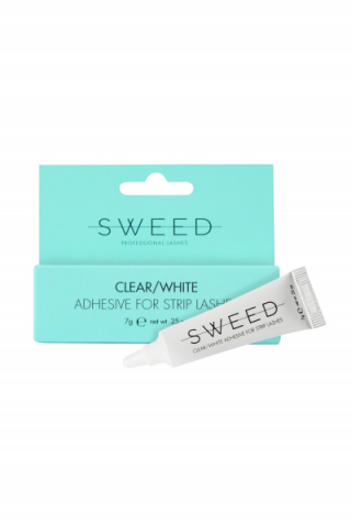 Sweed Lashes Clear/White Adhesive For Strip Lashes  i gruppen Eko & vegan / Vegansk makeup hos Hudotekets Webshop (S020)
