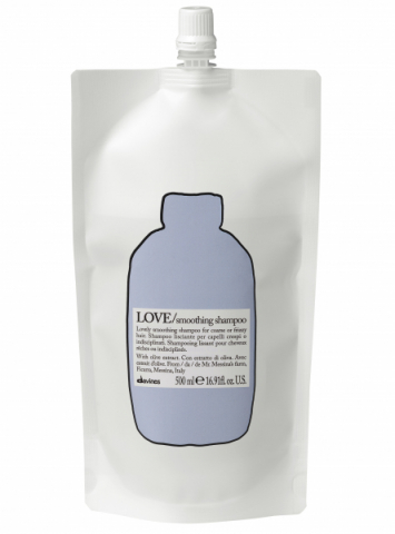 Davines Essential Haircare Love Smoothing Shampoo Refill i gruppen Hår / Schampo / Lockigt & Frissigt hår hos Hudotekets Webshop (V10132)