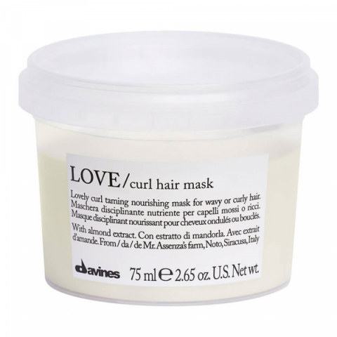 Davines Essential Haircare Love Curl Hair Mask Travelsize i gruppen Hår / Hårinpackning / Inpackning hos Hudotekets Webshop (V11875)