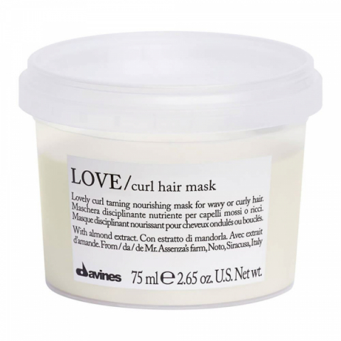 Davines Essential Haircare Love Curl Hair Mask Travelsize i gruppen Hår / Hårinpackning / Inpackning hos Hudotekets Webshop (V11875)