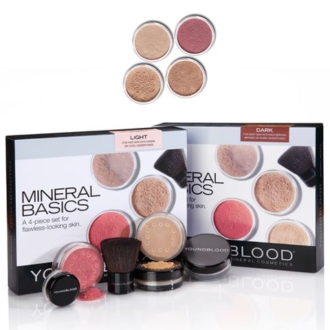 Youngblood Purely the Basics Kit Medium i gruppen Makeup / Bas / Rouge hos Hudotekets Webshop (YB20207)