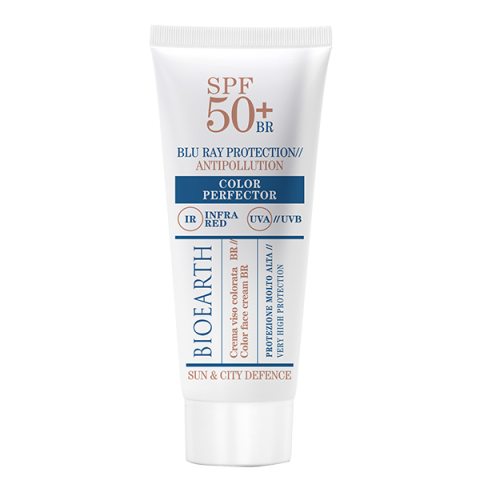 Bioearth Sun & City Defense Color Perfection SPF 50+ i gruppen Sol / Solkräm hos Hudotekets Webshop (b1085)