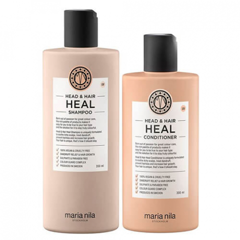 Maria Nila Head & Hair Heal Duo i gruppen Hår / Schampo / Specialshampoo hos Hudotekets Webshop (bundlingheadheal)