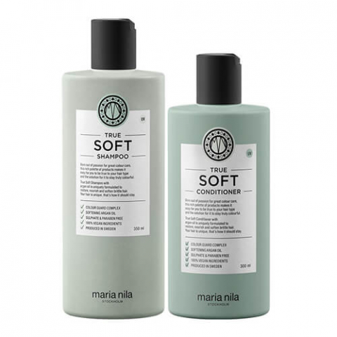 Maria Nila True Soft Duo i gruppen Hår / Balsam  / Balsam hos Hudotekets Webshop (bundlingtruesoft)