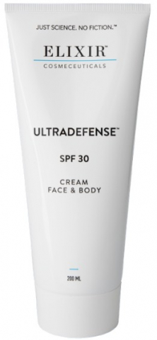 Elixir Cosmeceuticals Ultradefense Face & Body SPF 30, 200ml i gruppen Hudtyp/tillstånd / Torr hud hos Hudotekets Webshop (defense200)