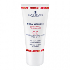 Sans Soucis Daily Vitamins CC Color Correction Cream SPF 20 For Skin Tending To Redness