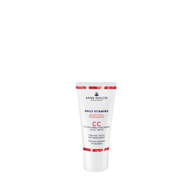 Sans Soucis Daily Vitamins CC Color Correction Cream SPF 20 For Skin Tending To Redness