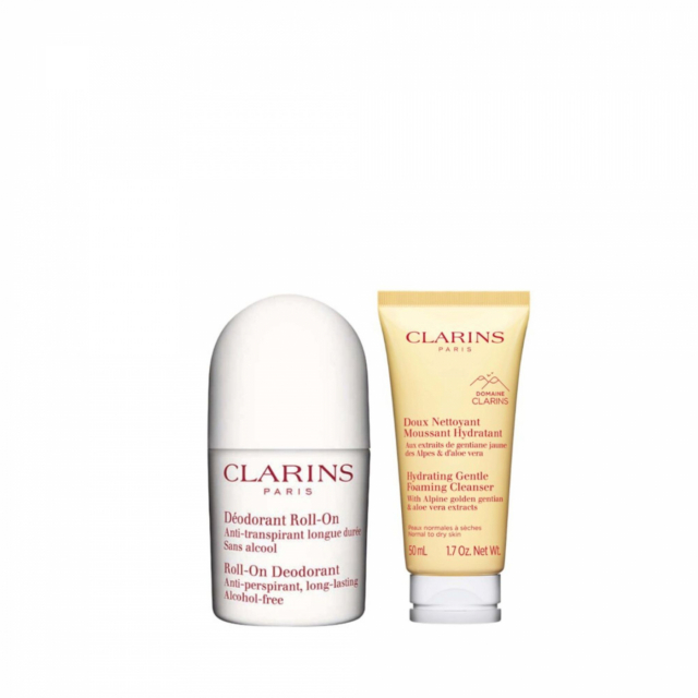 Clarins Rollon & Cleanser Kit