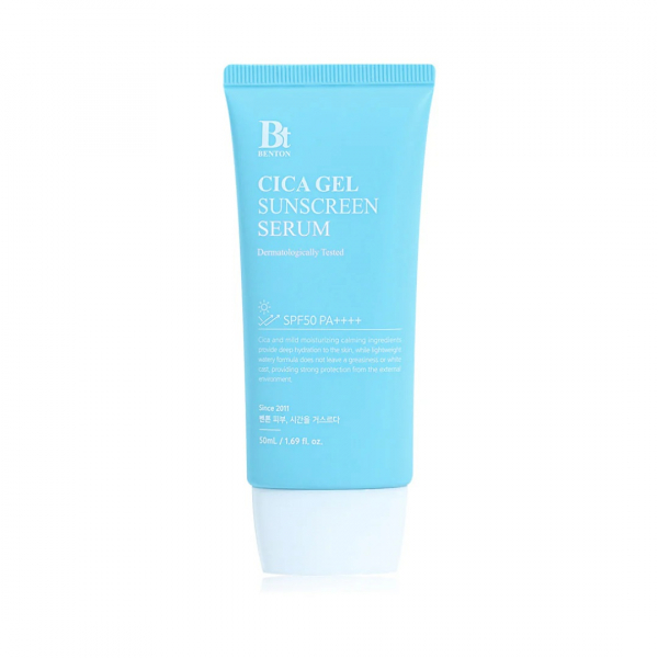 Benton Cica Gel Sunscreen Serum SPF 50/PA++++ Kort Datum