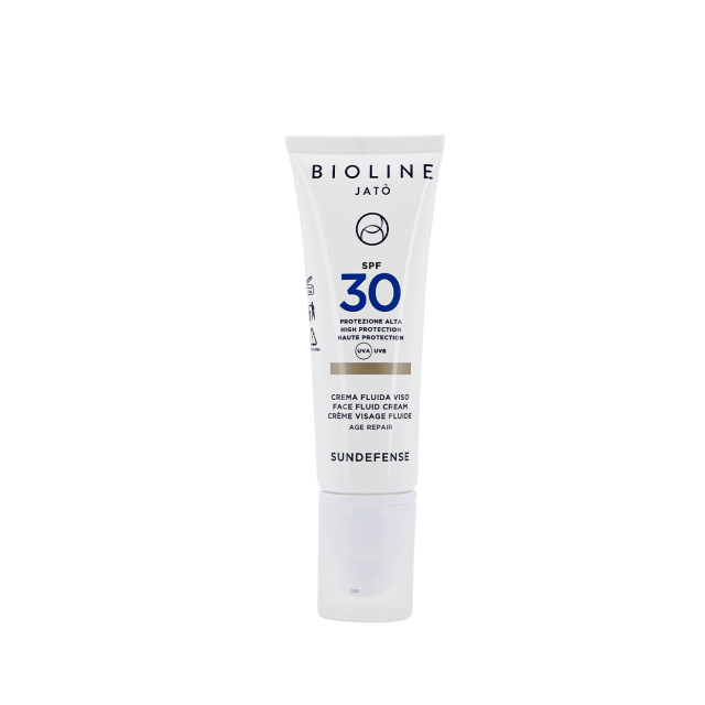 Bioline SPF 30 High Protection Face Fluid Cream Age Repair