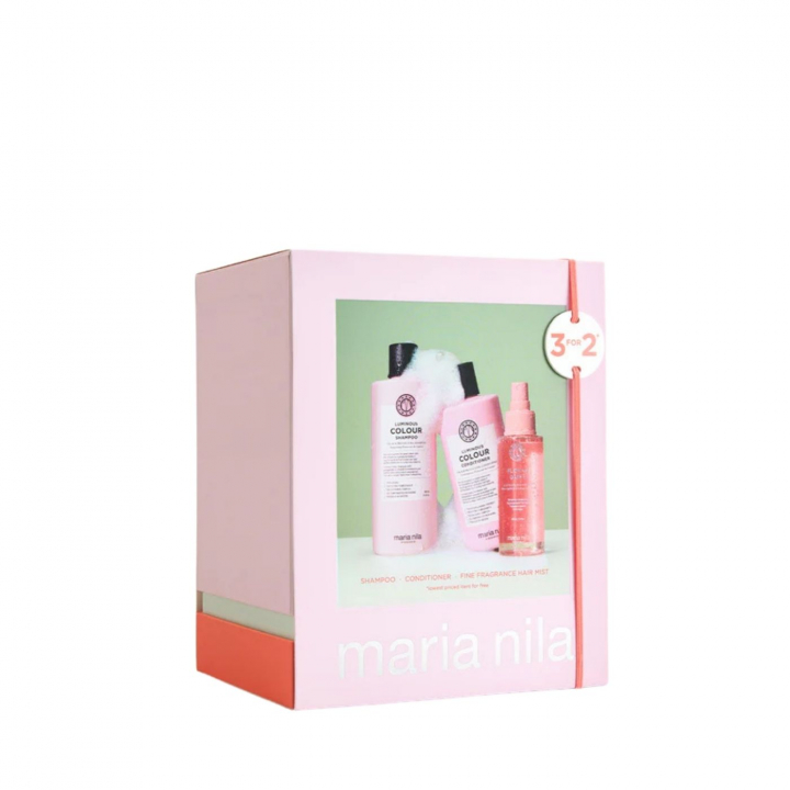 Maria Nila Luminous Colour Beauty Box i gruppen Hår / Kit & Paket hos Hudotekets Webshop (m6389)