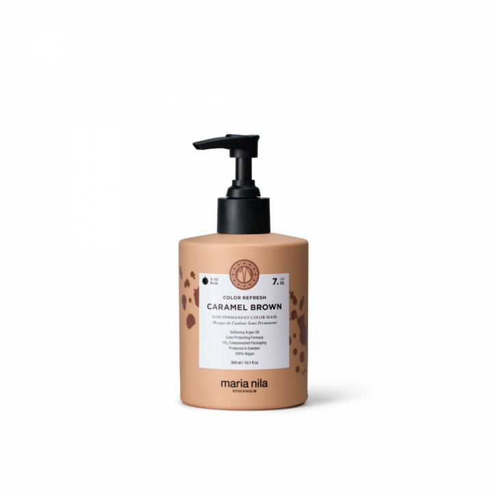 Maria Nila Color Refresh Caramel Brown i gruppen Hår / Balsam  / Balsam med färgpigment hos Hudotekets Webshop (r6723)