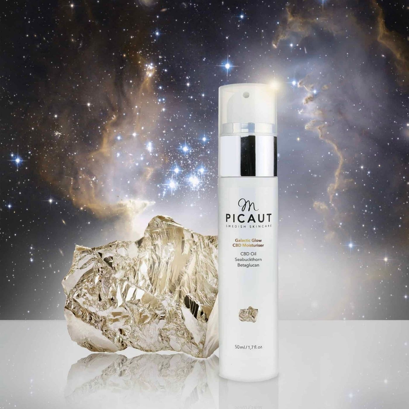 M Picaut Galactic Glow CBD Moisturiser