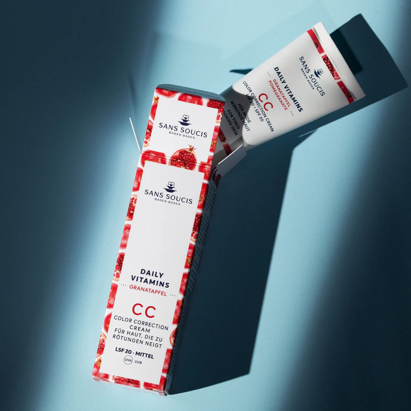 Sans Soucis Daily Vitamins CC Color Correction Cream SPF 20 For Skin Tending To Redness