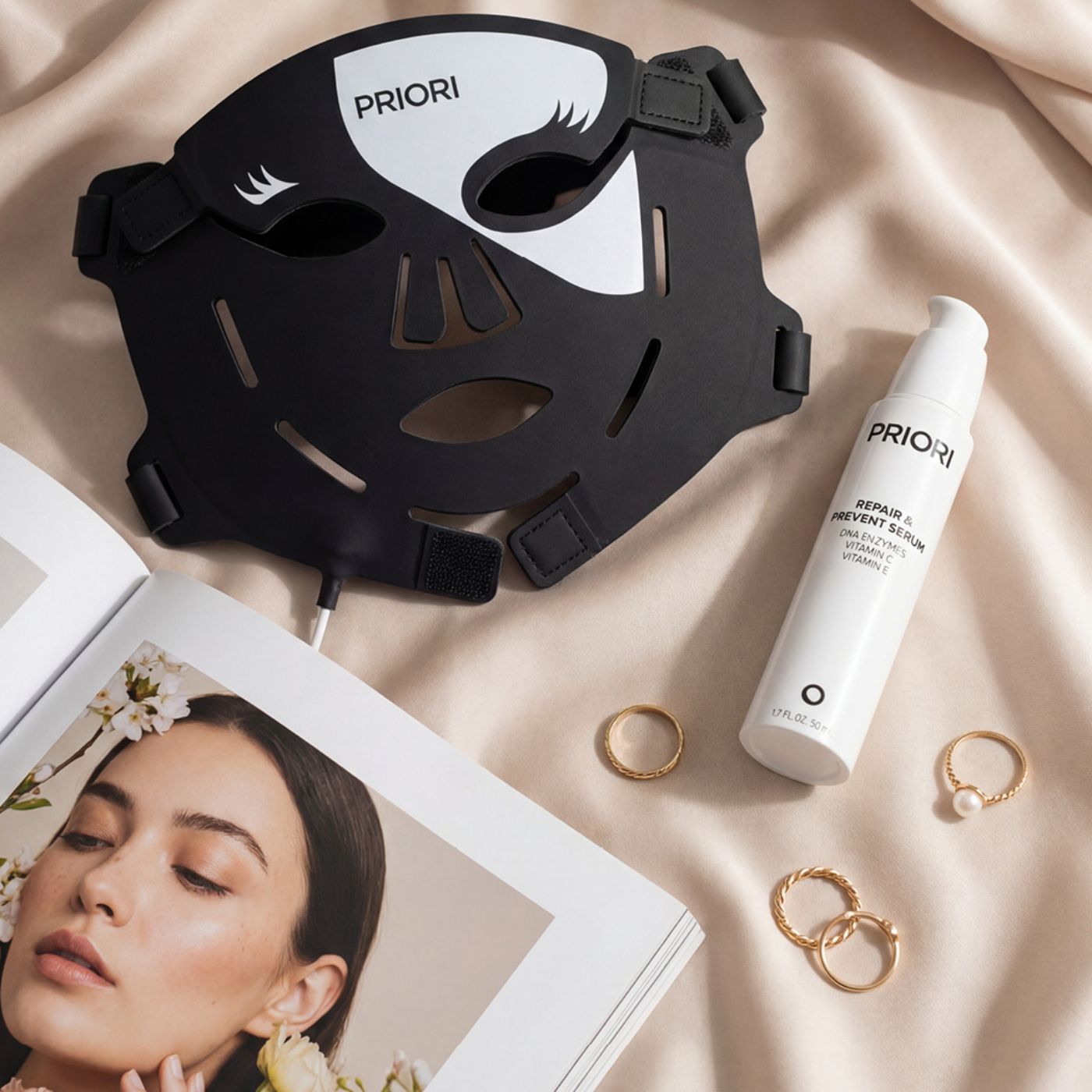 Priori UnveiLED Flexible Led Light Therapy Mask