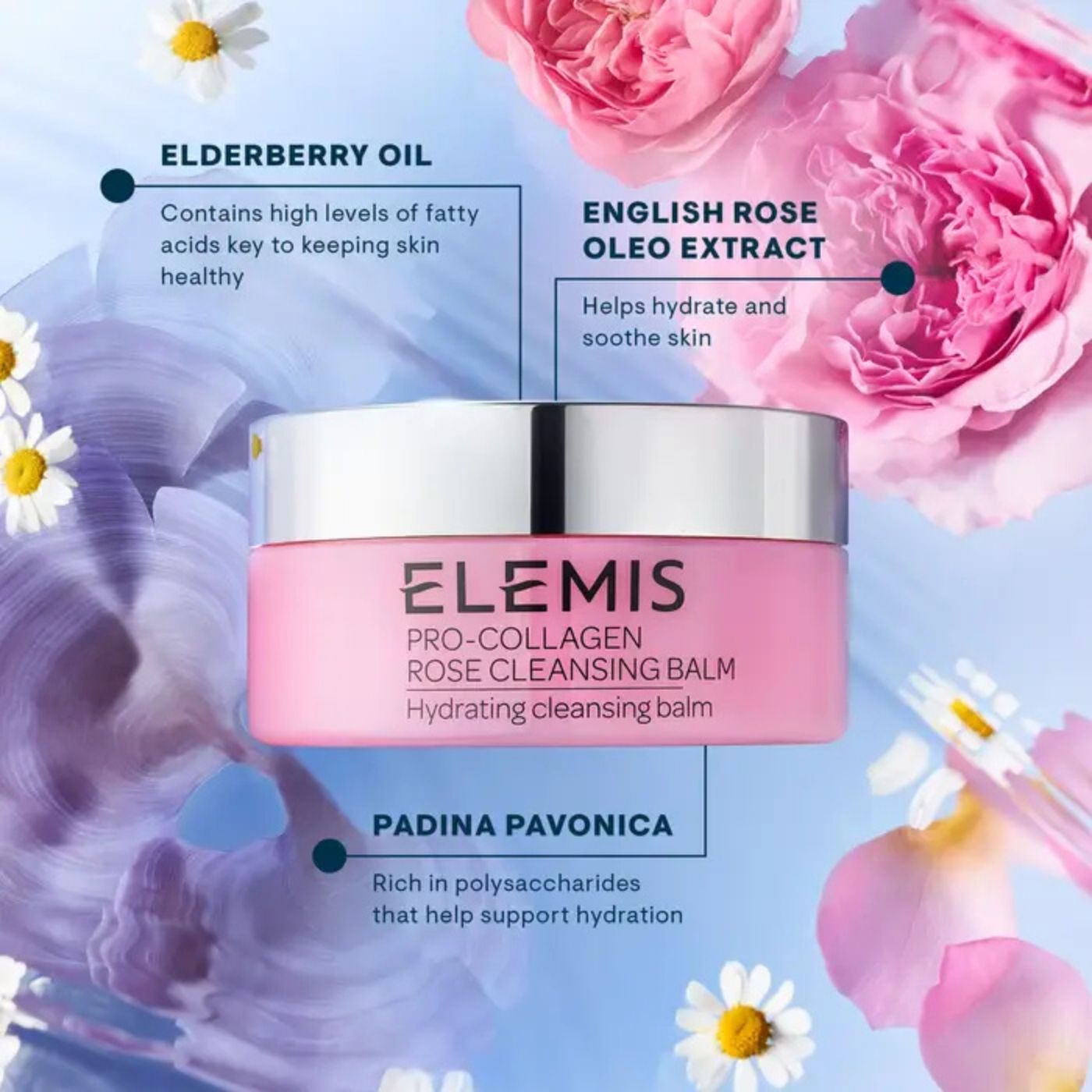 Elemis Pro-Collagen Rose Cleansing Balm